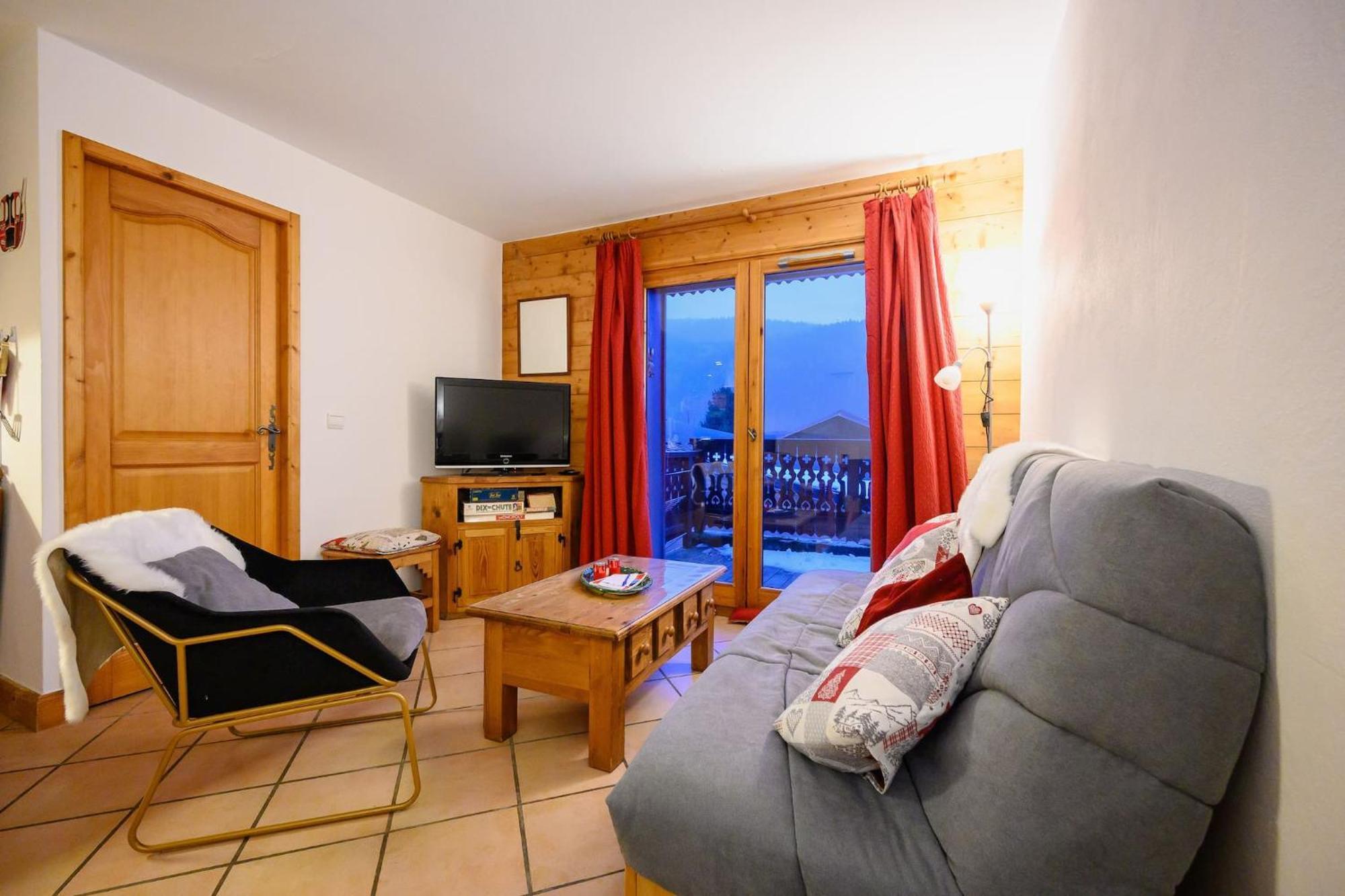 Appartement Bellevue Au Pied Des Pistes Лез-Уш Экстерьер фото