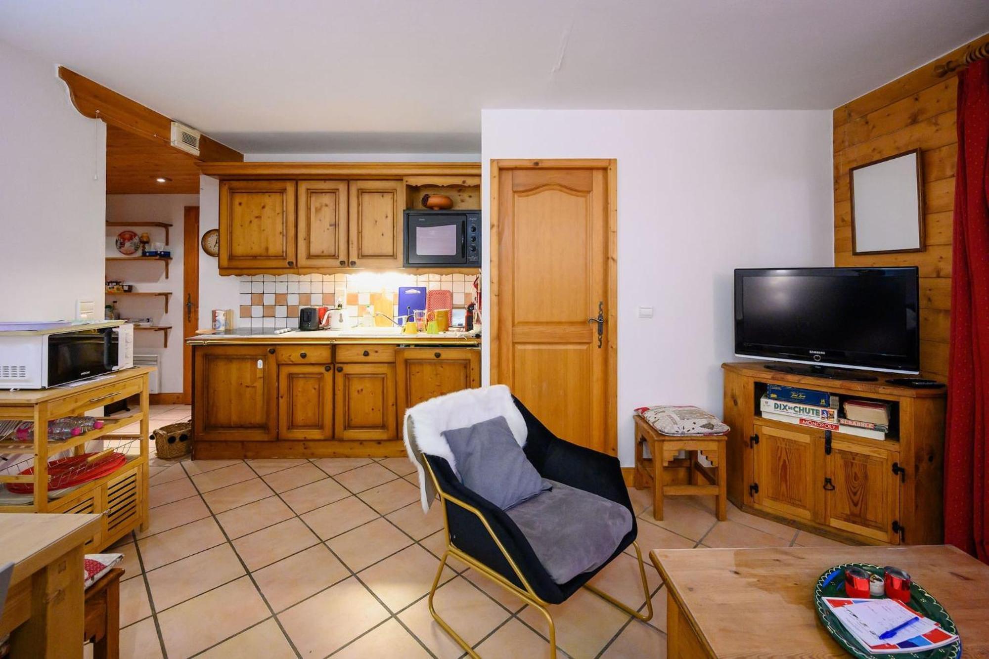 Appartement Bellevue Au Pied Des Pistes Лез-Уш Экстерьер фото